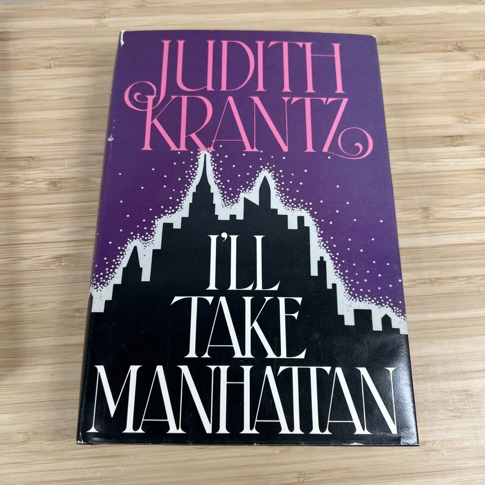 Judith Krantz Hardcover Lot Lovers & I'll Take‎ Manhattan With Dust Jackets